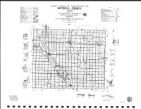 Mitchell County Highway Map, Mitchell County 1987